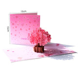 Paper Love 3D Cherry Blossom Pop Up Card For Valentines Mothers Day