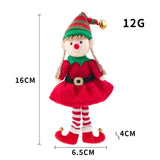 Christmas Elf Stuffed Santa Plush Dolls Novelty Toys