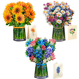 12inch Pop Up Flower Bouquet Greeting Card Gift