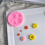 3D Flower Little Daisy Silicone Molds Baking Tool Mould Cake Decorator