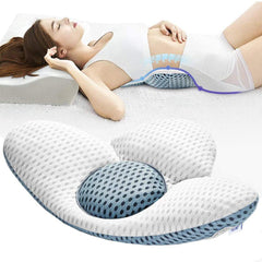 3D Lower Back Lumbar Support Pillow Waist Sciatic Pain Relief Cushion