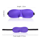 3pcs 3D Padded Sleeping Eye Mask Travel Eyepatch for Eye Relax