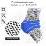 3D Silicone Ankle Support Elastic Brace Fitness Compression
