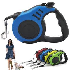 3M/5M Automatic Retractable Dog Walking Lead Leash