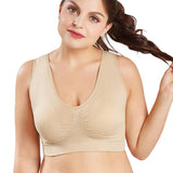 3Packs Stretch Seamless Comfort Bra with Removable Pads