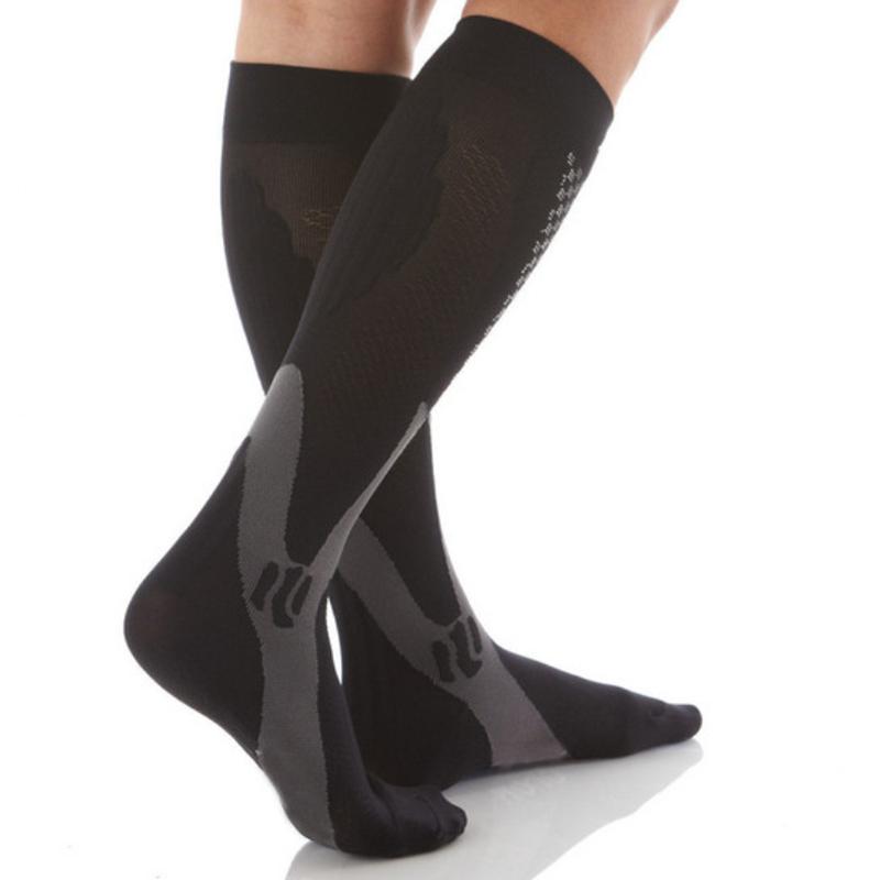 3 Pairs Unisex Sports Compression Socks Stockings for Men & Women