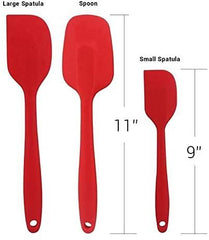 3 in 1 Silicone Spatula Cake Cream Spatula Baking Tool Set Home & Kitchen
