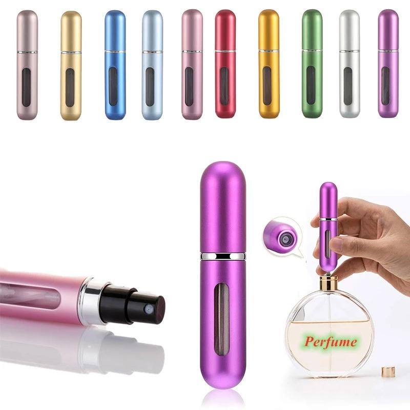 4PCs 5ml Refillable Perfume Atomizer Bottle