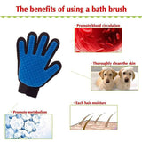 Pet Grooming Cleaning Glove Hair Remover Massage Brush