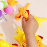 5 Pcs Fidget Toys Creative Ejection Antistress Finger Prank Flying Chicken Toy