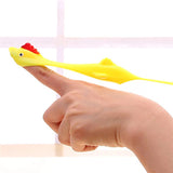 5 Pcs Fidget Toys Creative Ejection Antistress Finger Prank Flying Chicken Toy