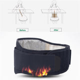 Adjustable Tourmaline Self heating Magnetic Therapy Waist Support Belt