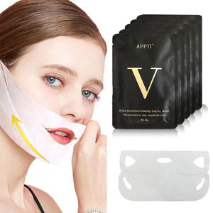 5pcs/Box Double V Line Shaped Slimming Contour Face Mask