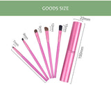 5pcs Makeup Eyeshadow Brush Set with Case