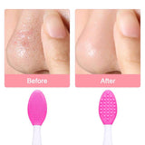 5pcs Silicone Exfoliating Double-Sided Soft Lip Brush Cleaning Beauty Tool
