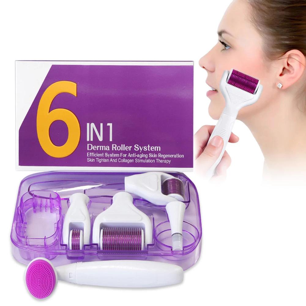 6 in 1 Micro Needle Anti Ageing Acne Wrinkle Massager Skin Care