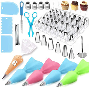 72Pcs Russian Flower Icing Piping Nozzle Tips Cake Topper Decor Baking Tools