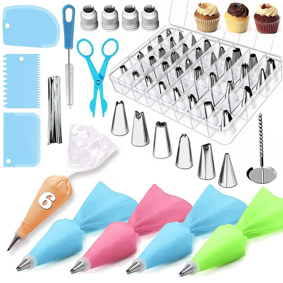 72Pcs Russian Flower Icing Piping Nozzle Tips Cake Topper Decor Baking Tools