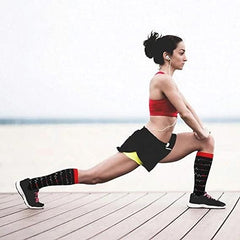 3 Pairs Christmas Knee-High Compression Socks for Women & Men