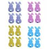 8pcs Easter Bunny Cutlery Fork Storage Holder