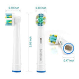 Compatible Replacement Toothbrush Heads Refill for Oral-B Electric Floss Action