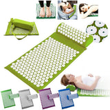 Yoga Mat Massage Pads with Pillow Cushion Set