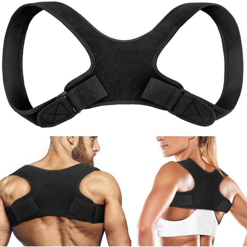 Adjustable Shoulder Back Brace Posture Corrector for Men Women