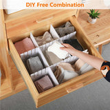 8Pcs DIY Storage Drawer Organizer Separator Dividers