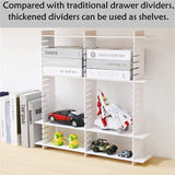 8Pcs DIY Storage Drawer Organizer Separator Dividers