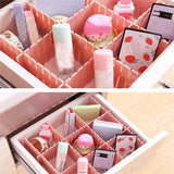 8Pcs DIY Storage Drawer Organizer Separator Dividers