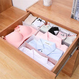 8Pcs DIY Storage Drawer Organizer Separator Dividers