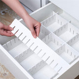 8Pcs DIY Storage Drawer Organizer Separator Dividers