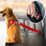 2pcs Adjustable Pet Dog Cat Car Seat Belt Security Leash