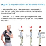 Adjustable Magnetic Therapy Posture Corrector Brace Shoulder Back Support Belt