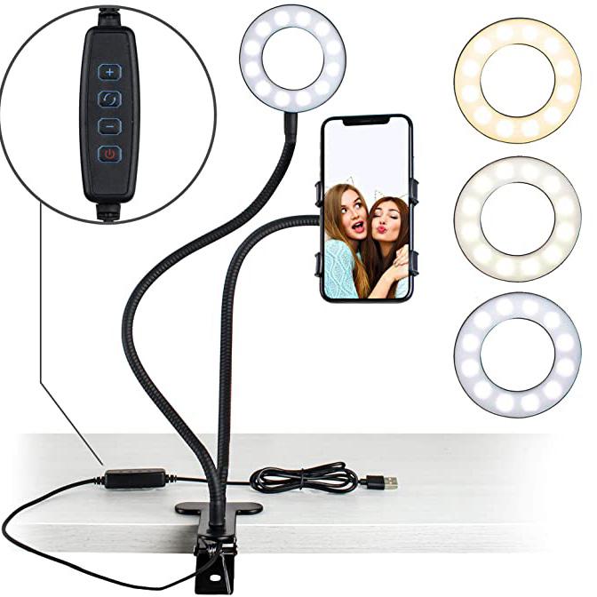 Aduro U-Stream Live Broadcast Social Media Phone Mount and Light Kit