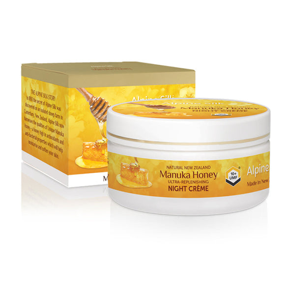 Alpine Silk Manuka Honey Ultra Replenishing Night Creme 100g