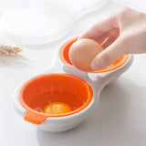 BPA Free Microwave Double Cup Perfect Egg Poacher