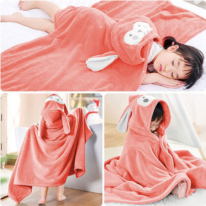 Baby Bath Towel Hooded Ultra Soft Towel Highly Absorbent Bathrobe Blanket