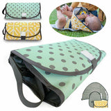 Baby Waterproof Diaper Nappy Changing Mat Organizer Bag