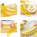 Banana Slicer Cutter Fruit Vegetable Salad Maker Kitchen Tools