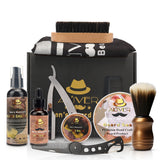 10pcs/set Beard Grooming & Trimming Kit for Men Care Set