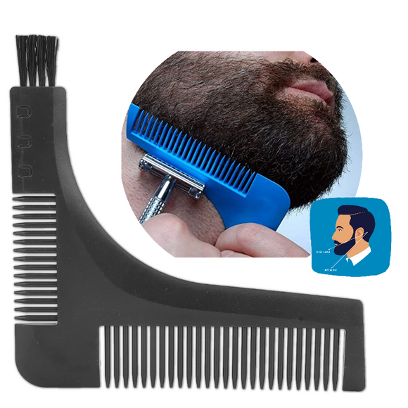Beard Shaping Tool Men Liner Comb Shaper Trimming Symmetry Hair Styling Barber