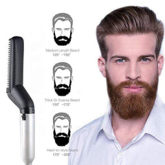 Beard Straightener Heated Hair Comb