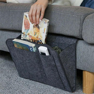 Bedside Storage Hanging Bed Sofa Holder Pockets Organizer Book Felt