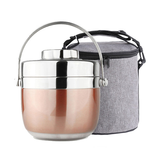 Bento Stainless Steel Insulated Thermal Insulation Lunch Box Container