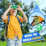 Compact High Resolution Shockproof Binoculars For Kids