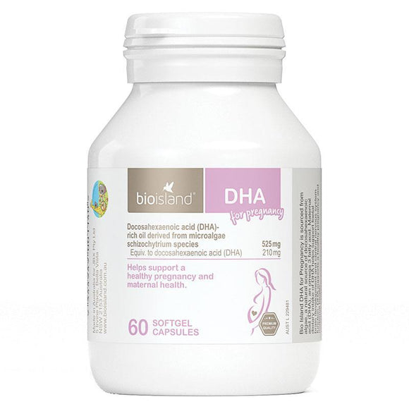 Bio Island DHA for Pregnancy 60 Capsules