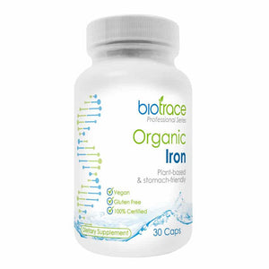 BioTrace Organic Iron - 30 Capsules