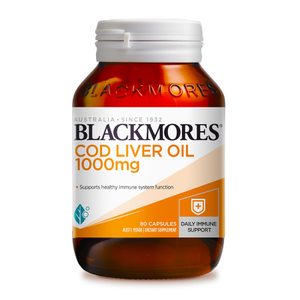 Blackmores Cod Liver Oil 1000mg - 80 Capsules