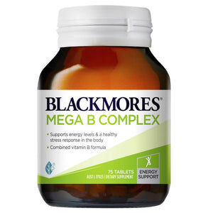 Blackmores MEGA B COMPLEX - 75 Tablets